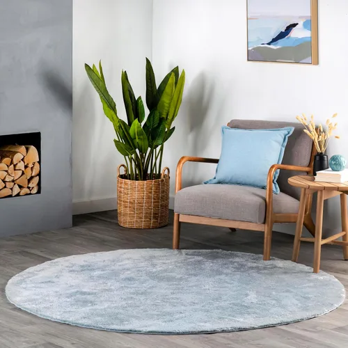 Miniatura 11 de nuLOOM Alfombra de Área de Felpa Acogedora de 5' x 8', Lavable a Máquina, Antideslizante, Alfombra Shag Suave y Esponjosa para Sala de Estar, Crema