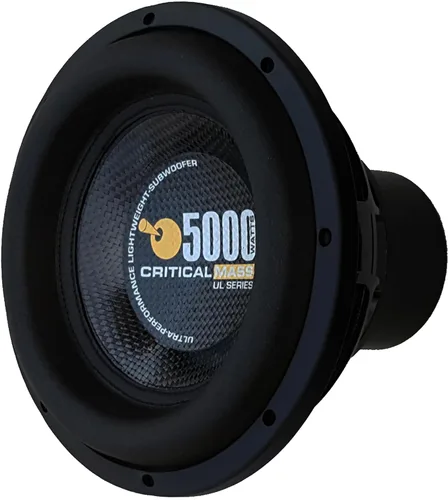 Critical Mass UL12 Perfect Subwoofer - Subwoofer Ultra Pequeño de 2500W RMS Ganador de Premios, Dual de 1.5 ohm, 30.5 cm, Super-Subwoofer