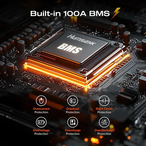Miniatura 3 de Baterías LiFePO4 de 12 V y 100 Ah, sistema BMS de 100 A, tamaño Grupo 24, 1280 Wh, 15,000 ciclos y 10 años de vida; uso marítimo y solar, RV, fuera