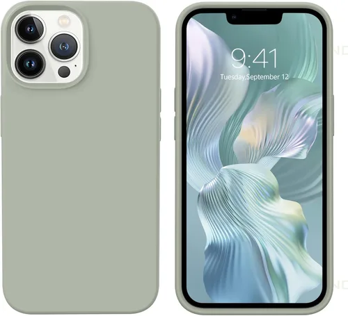 Miniatura 211 de GUAGUA Funda compatible con iPhone 17 Pro Max de 6.9 pulgadas, silicona líquida, goma de gel suave, delgada, forro de microfibra delgada