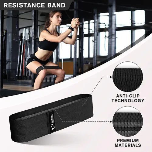 Miniatura 5 de RitFit 7 Pcs Barbell Squat Pad Set, with Resistance Band, 2 Safety Straps, 2 Gym Ankle Straps & Carry Bag, Upgraded Neck & Shoulder Protective Pad