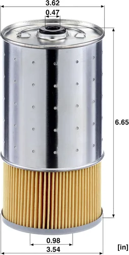 Miniatura 5 de Mann Filter PF 1050/1 n Cartucho de repuesto de filtro de aceite con junta de tapón de drenaje de aceite compatible con Mercedes-Benz 190D