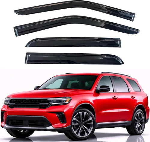 Miniatura 151 de KPY Visor de ventana compatible con Hyundai Tucson 2021-2025, 4 piezas de deflector de ventilación para ventana lateral, estilo Mugen, protector