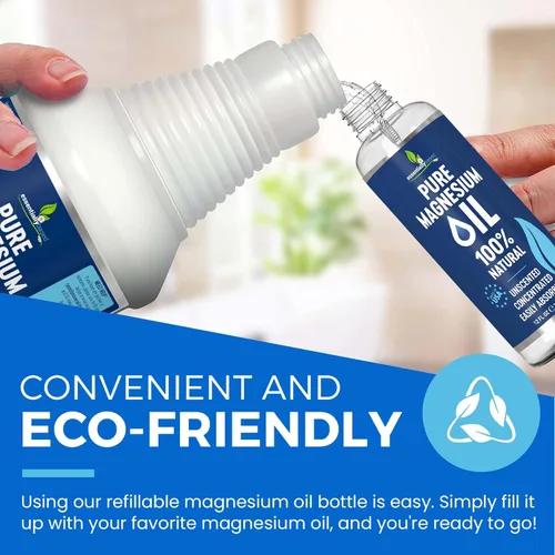 Miniatura 8 de Espray de aceite de magnesio puro 32oz - Espray tópico de magnesio de fuerza extra para dormir - Menos picazón - Menos escozor - 100% aceite natural