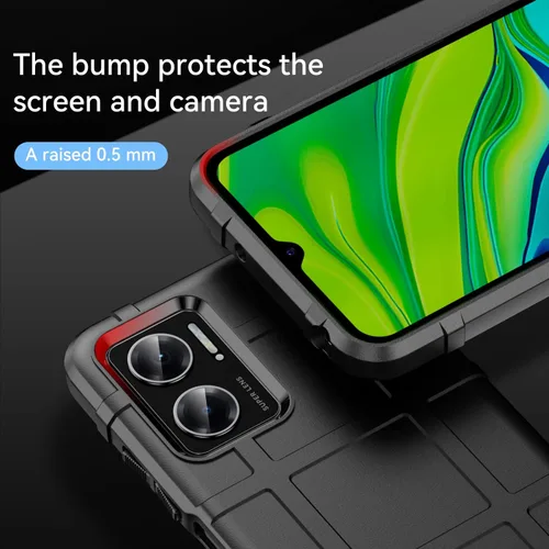 Miniatura 6 de Funda delgada para Redmi Note 11E 5G, funda protectora resistente con protección contra golpes de grado militar y cubierta protectora para el lente