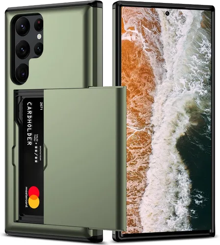 Miniatura 30 de Nvollnoe Funda para Samsung S23 con tarjetero 5G de 6.1 pulgadas, delgada, de doble capa, resistente, protector para Galaxy S23, funda con ranura