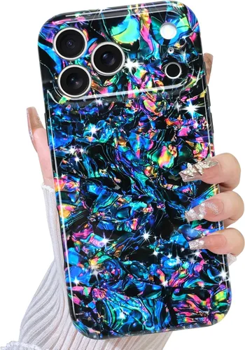 Miniatura 47 de TEAUGHT Compatible con iPhone 11 Funda con patrón lindo estampado de leopardo negro guepardo + protector de pantalla a prueba de golpes, funda