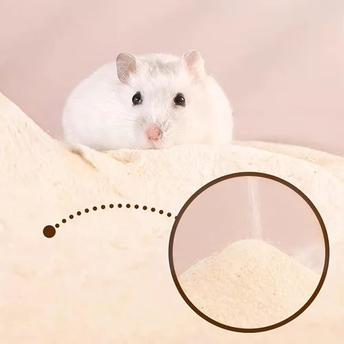 Miniatura 3 de DR.DUDU Arena de baño para hámster, 6.6 libras, libre de polvo, arena del desierto o arena para orinal para hámster, chinchillas, jerbos, ratones
