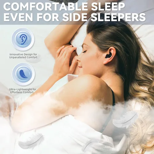 Miniatura 2 de Invisible Earbuds, Sleep Earbuds for Side Sleepers, Mini Wireless Sleep Headphones with Physical Button Control, LED Digital Display, Ultra-Thin
