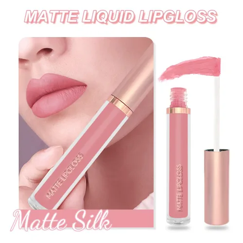 Miniatura 7 de BestLand Juego de 3 lápices labiales líquidos rojos atrevidos, seductores, brillo de labios mate de larga duración, impermeable, alto pigmento a
