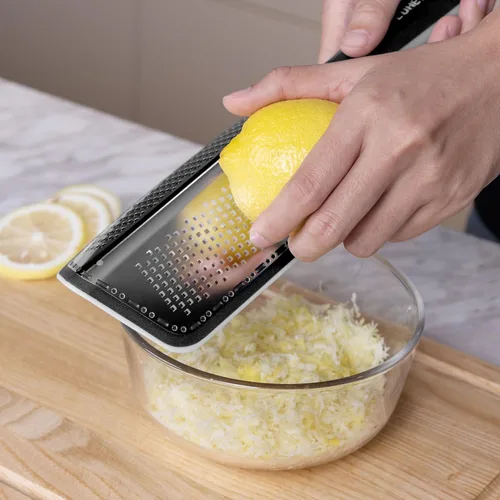 Miniatura 3 de Cohesion Zester - Rallador de doble cara para cocina, herramienta de cocina de limón para queso, cítricos, ajo, jengibre, nuez moscada, chocolate