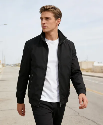 Miniatura 2 de Lamgool Chaquetas ligeras para hombre, cortavientos, casuales, para primavera, otoño, abrigo activo para exteriores