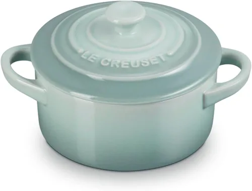 Miniatura 20 de Le Creuset Gres Mini Redondo Cocotte, 8 onzas., Blanco
