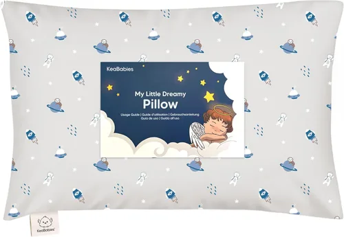 Miniatura 44 de KeaBabies - Almohada con funda para niños pequeños, almohada My Little Dreamy de 13 x 18 pulgadas (ABC Land)