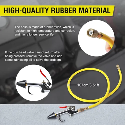 Miniatura 5 de Kit de Descarga de Aire Acondicionado CMTOOL, Herramienta de Descarga Automotriz y para el Hogar, Botella de Acero Inoxidable Espesado, Juego