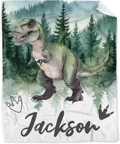 Miniatura 48 de Manta de bebé de esqueletos de dinosaurios de neón retro de los años 80, regalos para niños y niñas, decoración de dinosaurios, felpa suave