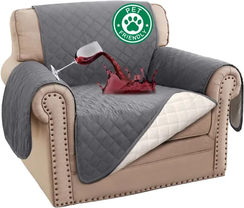 Miniatura 80 de Turquoize Funda 100% Impermeable para Sillón de Ala Fundas para Sillón de Ala con Brazos Protector de Silla Sofá Protector Triple Antideslizante