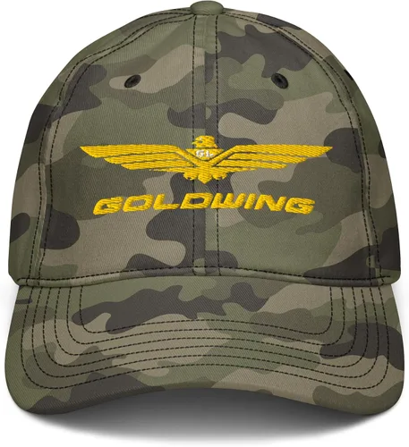 Miniatura 9 de Honda Gorro de béisbol ajustable con logotipo de Goldwing, Azul marino