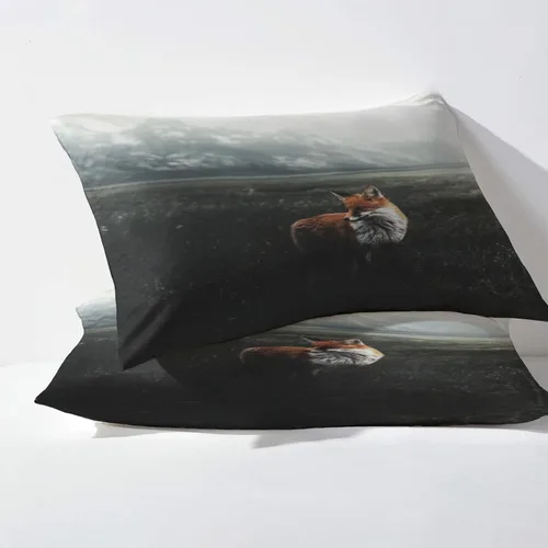 Miniatura 3 de Fox Sheets K8-&-45 - Juego de sábanas y fundas de almohada de 3 piezas, tamaño individual, sábanas bajeras de microfibra suave con bolsillo