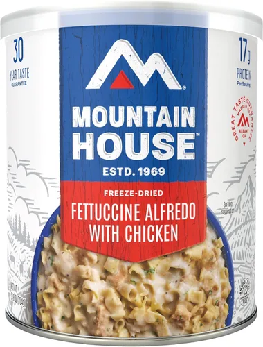 Miniatura 3 de Mountain House Fettuccine Alfredo liofilizado con pollo #10 lata – 9 porciones por lata – Alimento enlatado de supervivencia de emergencia