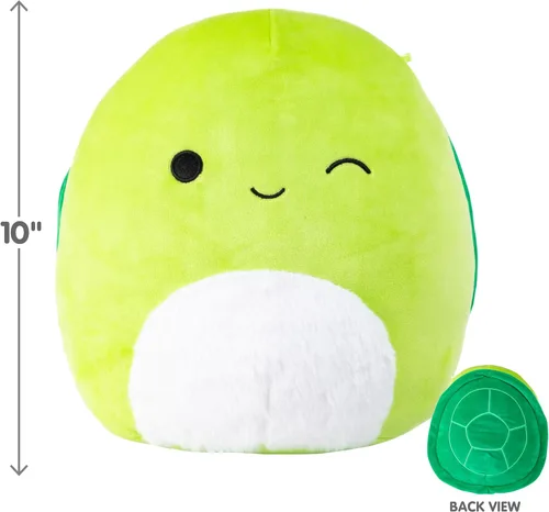 Miniatura 4 de Squishmallows Henry The Turtle original de 10 pulgadas – Peluche oficial de Jazwares – Juguete coleccionable suave y esponjoso de tortuga – Añádelo