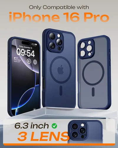 Miniatura 692 de TOCOL Funda para iPhone 11, compatible con Magsafe, protección completa de cámara, imanes integrados, protección contra caídas, funda translúcida