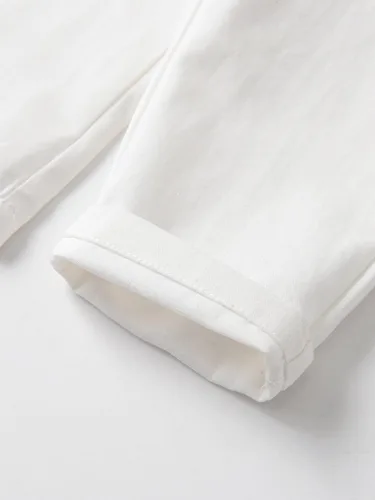 Miniatura 13 de Conjunto de pantalones para bebé, camisa de manga larga + pantalones + corbatín + tirantes, trajes de caballero para niños pequeños