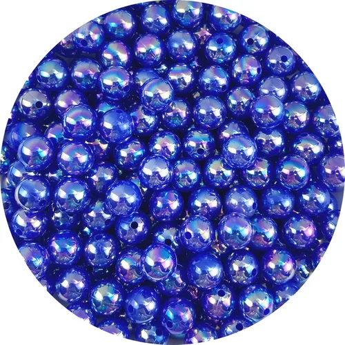 Miniatura 9 de Jmassyang 200 cuentas de perlas brillantes de 0.394 pulgadas (0.394 in), color AB, redondas, de plástico, acrílico, espaciador, manualidades