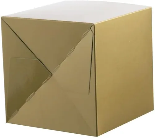 Miniatura 7 de Caja de regalo cuadrada para todas las ocasiones, pack de 12 unidades, de Ezek , L, Dorado