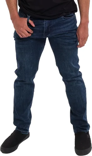 Kenneth Cole REACTION Jeans ajustados para hombre, jeans elásticos de 2 vías para hombre, corte ajustado, jeans de 5 bolsillos para hombre