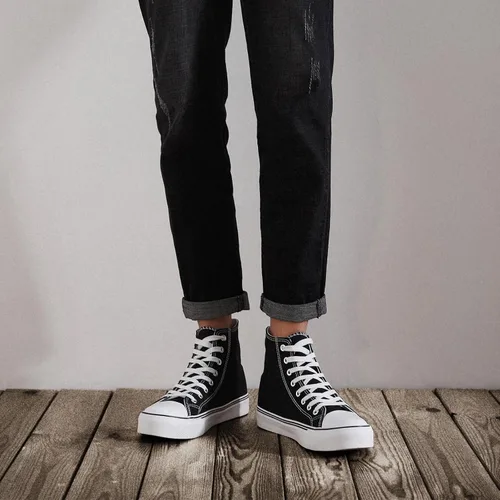 Miniatura 9 de ZGR Tenis de lona para hombre, con cordones, clásicos, casuales, para caminar