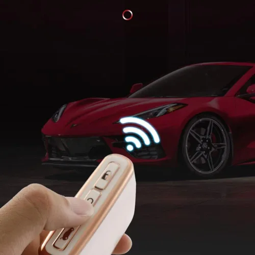 Miniatura 3 de SANRILY Funda para llavero de TPU con borde dorado, para Volvo, XC90, XC60, S60, XC40, sin llave, cubierta completa, color negro
