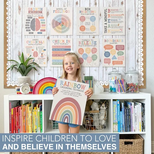 Miniatura 6 de Hadley Designs 9 pósteres de salud mental para el aula, consejero escolar, oficina, decoración de oficina, terapia de salud mental, carteles