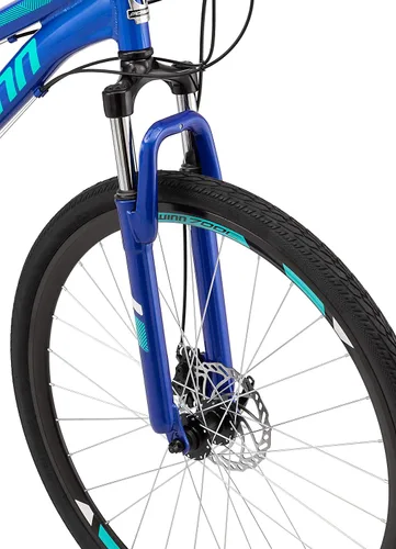 Miniatura 4 de Schwinn GTX Comfort - Bicicleta híbrida para adultos, para hombres y mujeres, bicicleta deportiva doble, ruedas de 700c, marco de aluminio ligero