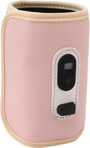HEEPDD Calentador de biberones portátil con 5 ajustes de temperatura, alimentado por USB, 3 minutos, calor rápido, tamaño compacto, para leche