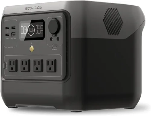 Miniatura 11 de EF ECOFLOW Estación de energía portátil RIVER 2 Pro, batería LiFePO4 de 768 Wh, carga rápida de 70 minutos, 4 salidas de CA de 800 W