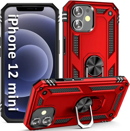 Miniatura 21 de ADDIT i Phone 12 Pro Max - Funda para iPhone 12 Pro Max, con anillo de soporte, soporte ajustable, grado militar, protección resistente, a prueba