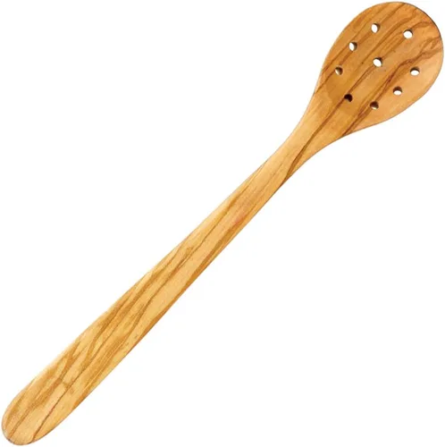 Miniatura 4 de Eddington - Servidor de ensalada italiano de madera de olivo, hecho a mano en Europa, juego de 2 piezas, 13 pulgadas