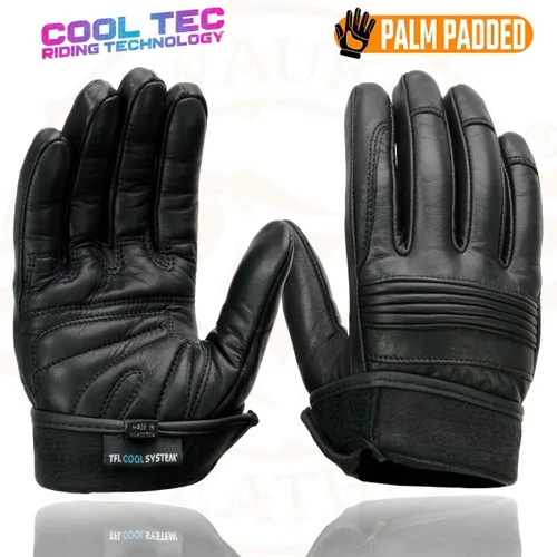 Miniatura 7 de Milwaukee Leather MG7536 - Guantes de mano de piel para hombre, color negro, con nudillos flexibles