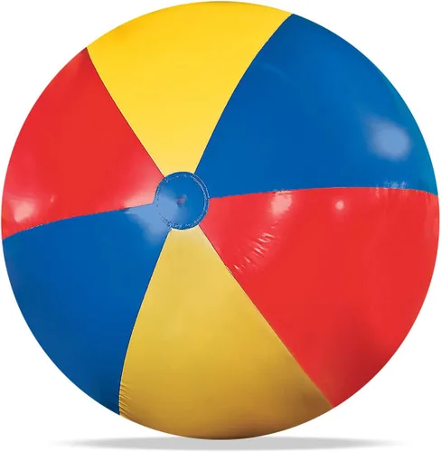 Novelty Place Bola inflable gigante de playa, juguete de piscina para niños y adultos, tamaño jumbo de 4.6 pies (55 pulgadas)