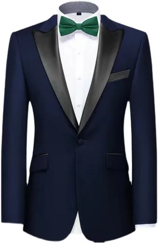 Miniatura 3 de RBOCOTT Pajarita ajustable preatada de color sólido para hombre