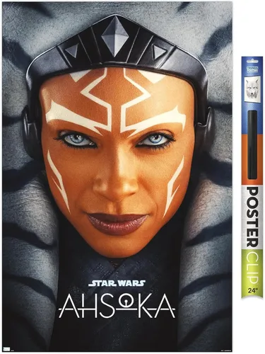 Miniatura 13 de Trends International Star Wars: Ahsoka - Póster de pared de una hoja, 34 pulgadas de largo x 22.4 pulgadas, versión enmarcada en blanco