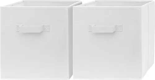 Miniatura 10 de Contenedores de almacenamiento de cubos de 11 x 11 pulgadas, paquete de 2, cubos de almacenamiento de 11 pulgadas para dormitorio, sala de estar
