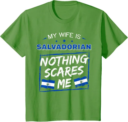 Miniatura 65 de Camiseta con la bandera de raíces salvadoreñas de El Salvador My Wife Is Salvadoran Roots, Negro
