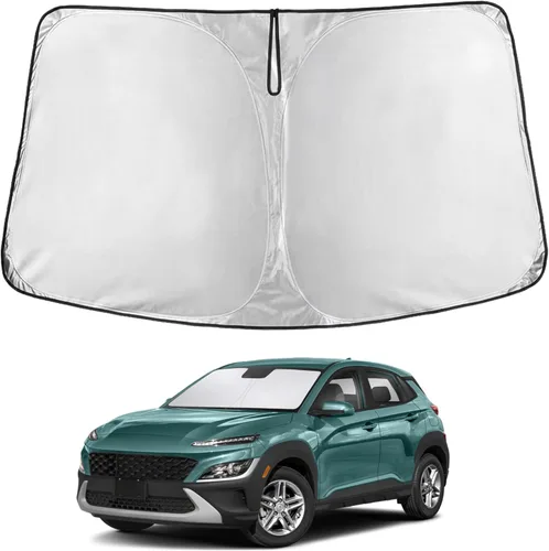Miniatura 120 de EcoNour Parasol para parabrisas compatible con Hyundai Tucson 2016-2019 2020 2021, visera solar para parabrisas delantero y ventana, bloqueador
