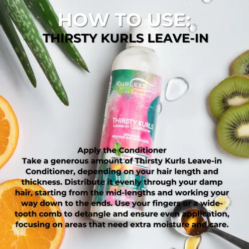 Miniatura 5 de Kurlee Belle Acondicionador sin enjuague Thirsty Kurls 8oz