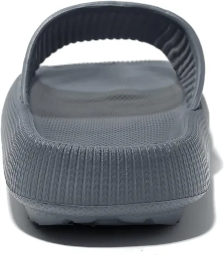 Miniatura 2 de NewDenBer Pantuflas de nube para mujeres y hombres, suaves y acolchadas con suela gruesa, para ducha, baño, interiores y exteriores, para casa