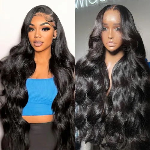 Miniatura 14 de Pelucas cortas de 10 pulgadas estilo Bob 13x4 con ondas profundas, peluca de pelo humano estilo Bob con encaje frontal HD de 200% de densidad