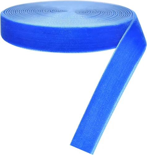 Miniatura 45 de Chenkou Craft 5 yardas de cinta de terciopelo para decoración navideña y embalaje artesanal