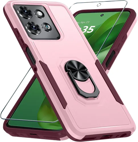 Miniatura 27 de Janmitta - Funda compatible con Moto G 5G 2023 con protector de pantalla, cubierta protectora de cuerpo completo resistente a prueba de golpes